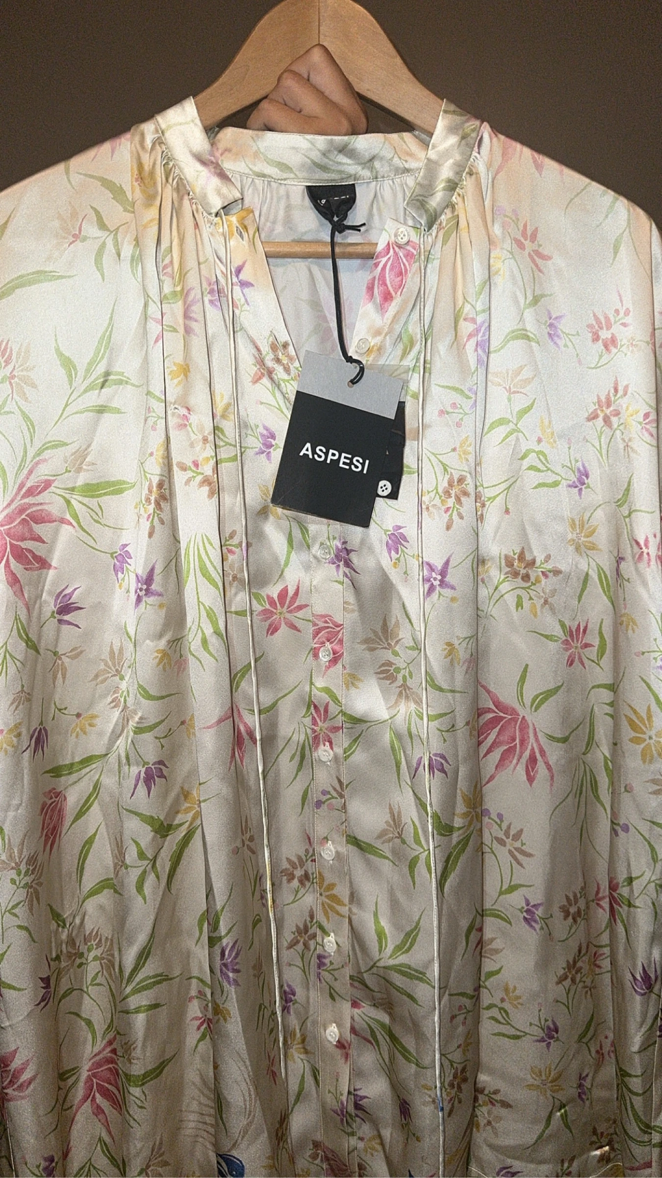 Chemise ASPESI 100 % soie - Neuve avec étiquette - Made in Italy - XS – photo 3